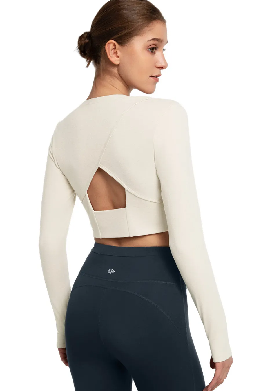 Yvette Crop Longsleeve Ebru OffWhite Online