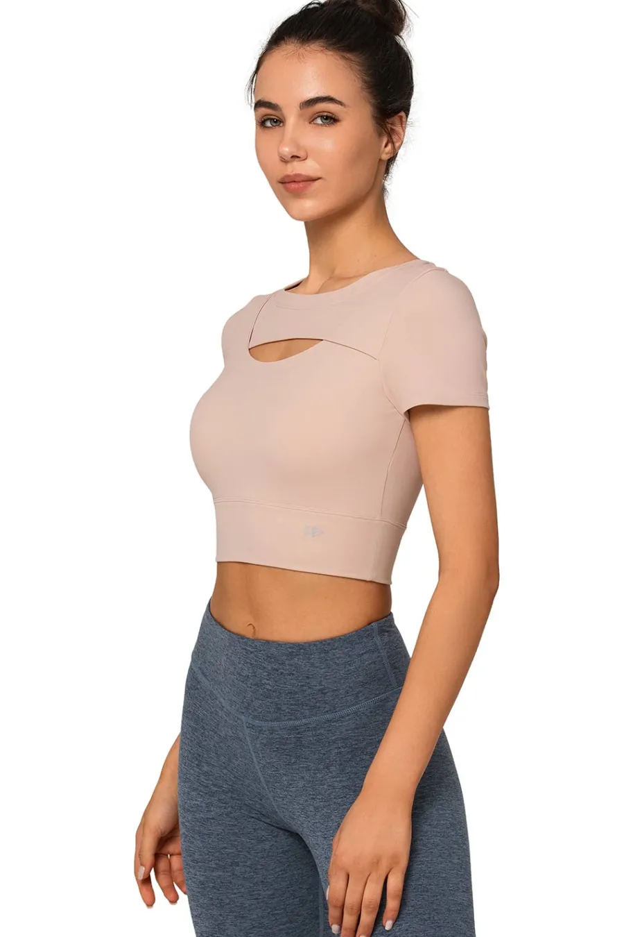 Yvette Crop Top Olivia Pink Hot