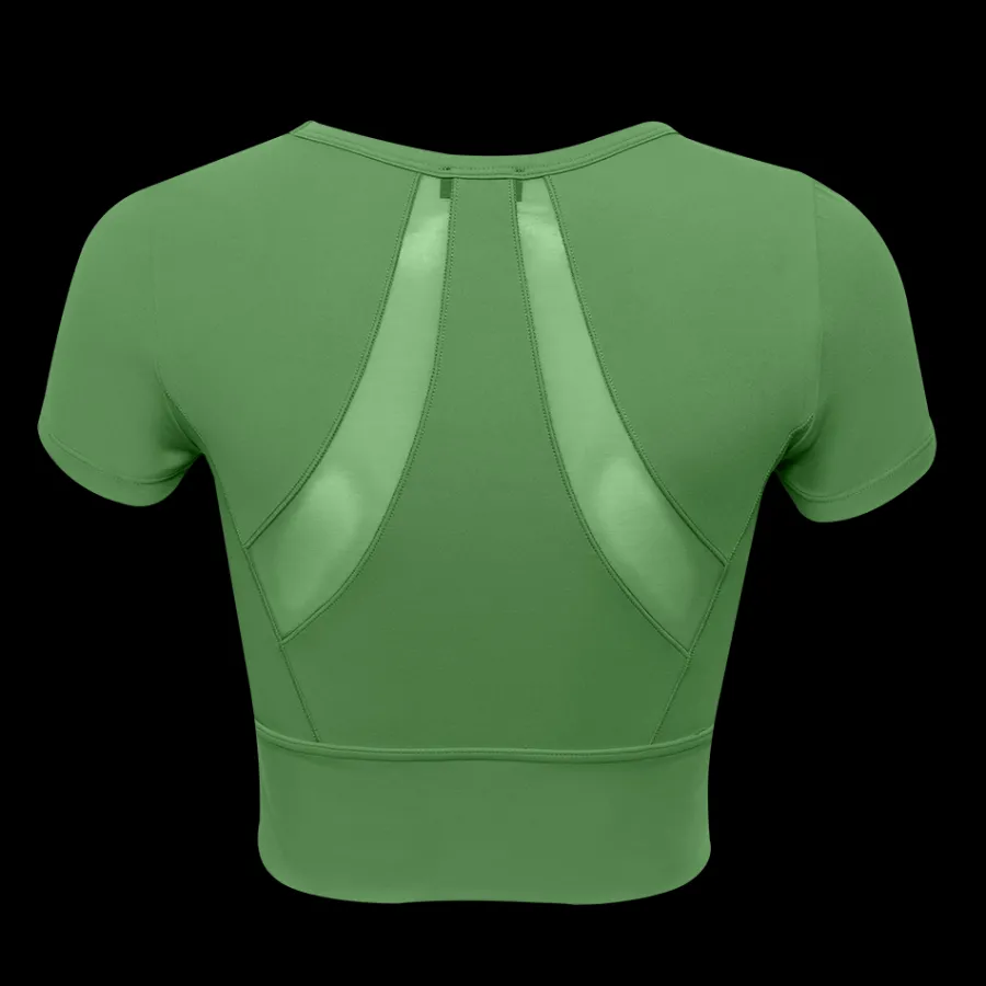 crop_tshirt_flora_6.webp Yvette Crop T-Shirt Flora Green Sale