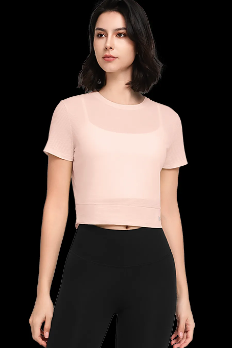 Yvette Crop T-Shirt Lina Pink Online