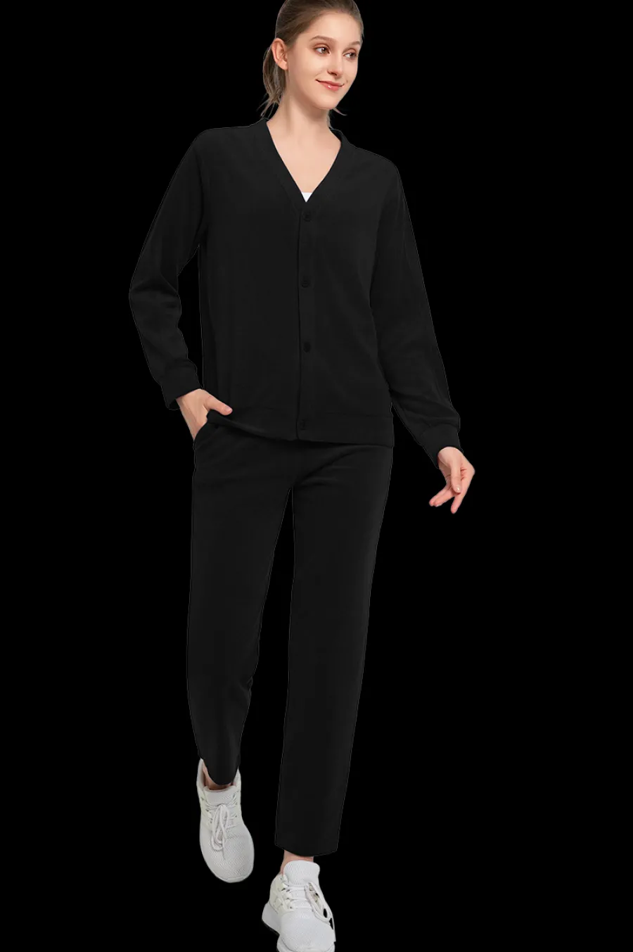 frottee_cardigan_franzi_4.webp Yvette Frottee Cardigan Franzi Black Hot