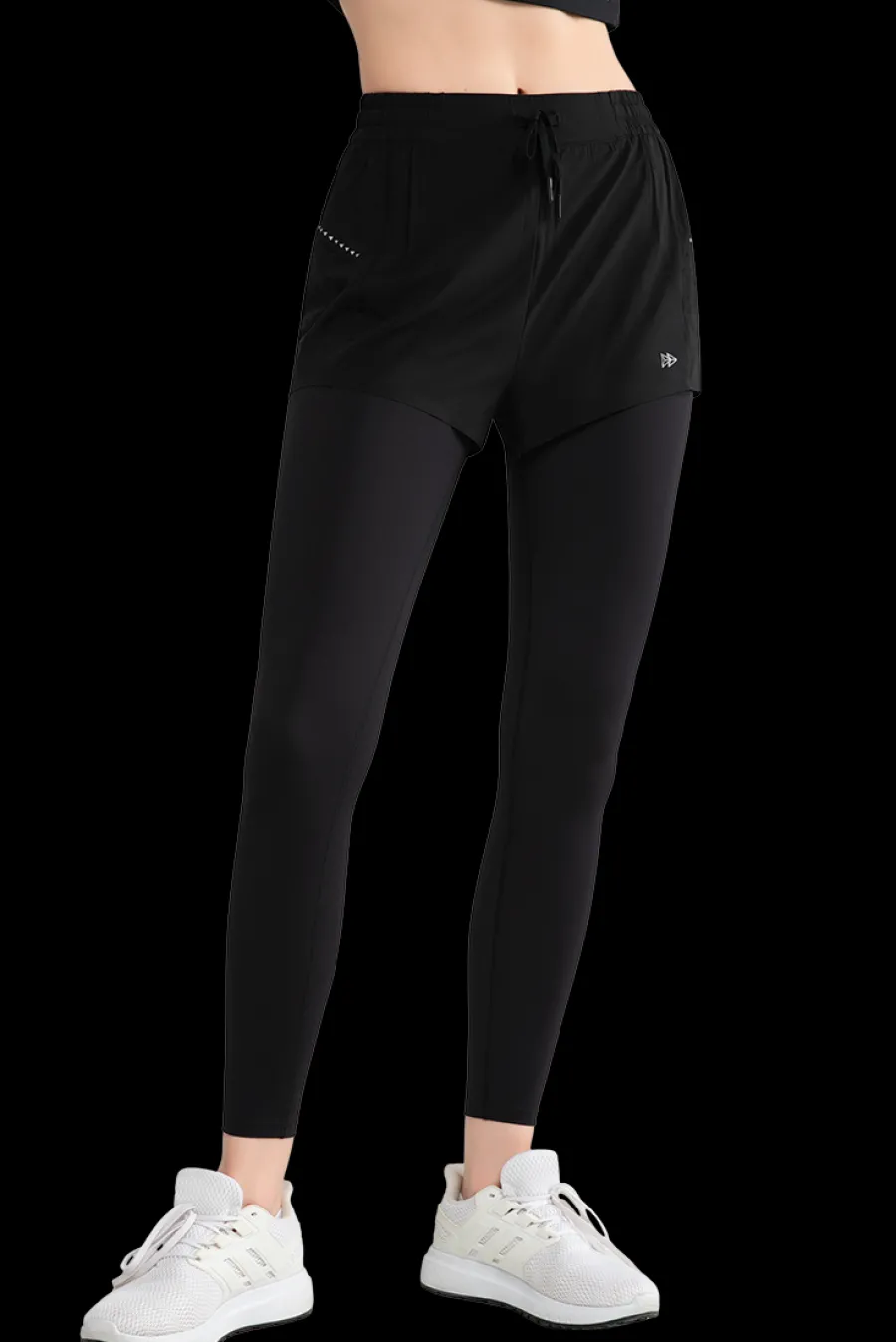 Yvette 2 in 1 Leggings Rea Black Sale