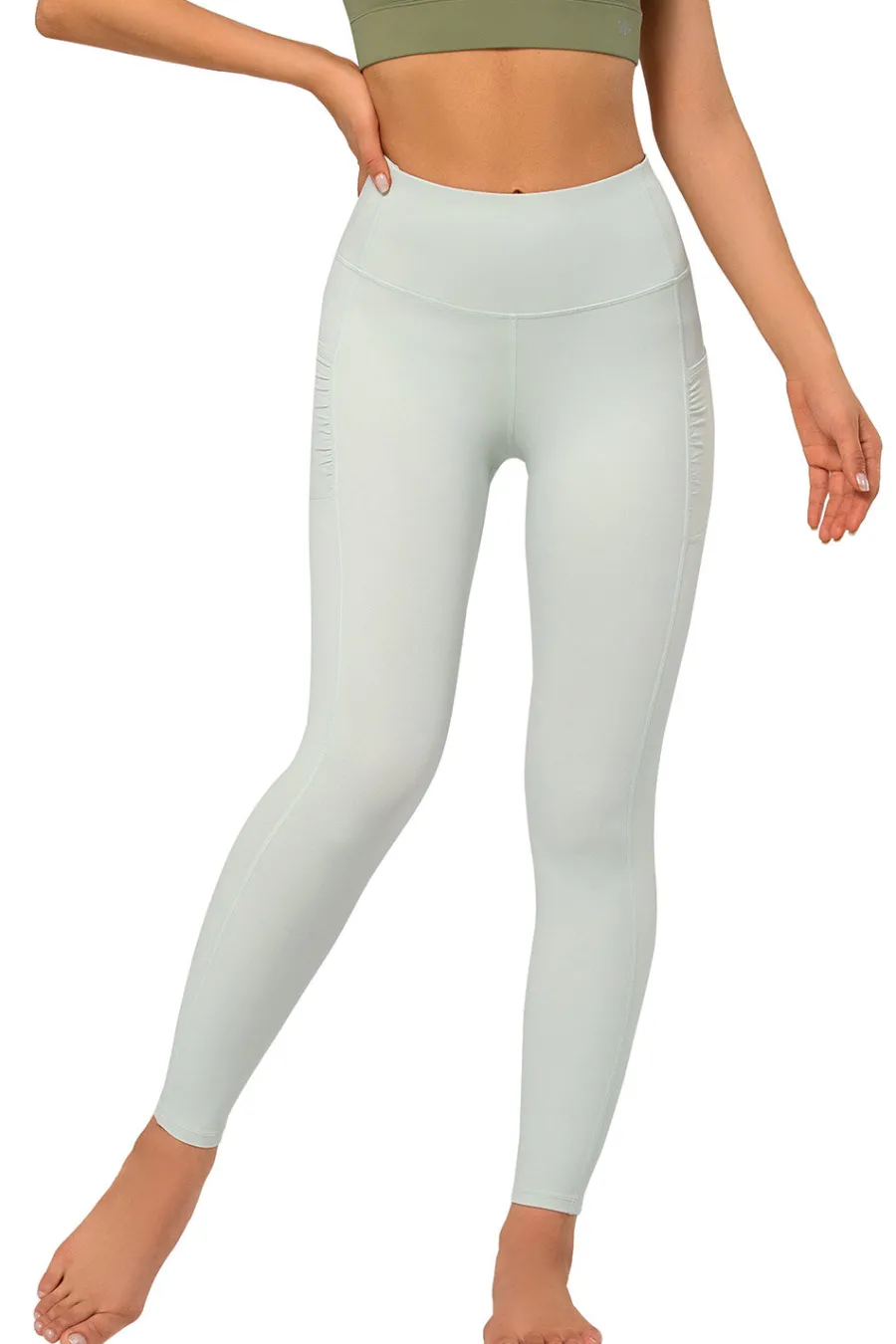 Yvette Leggings Geli LightGreen Online