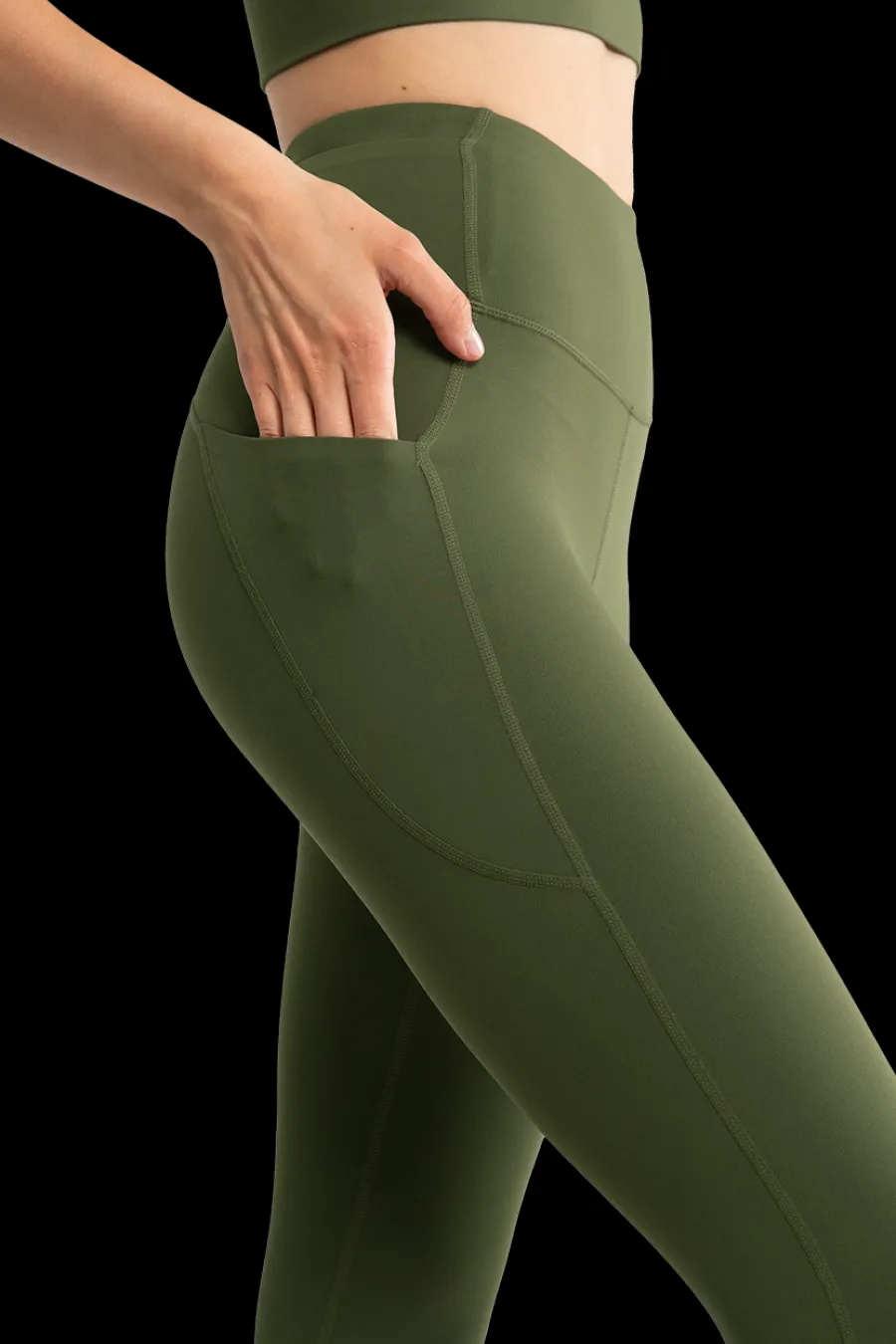 Yvette Leggings Sheila DarkGreen Best