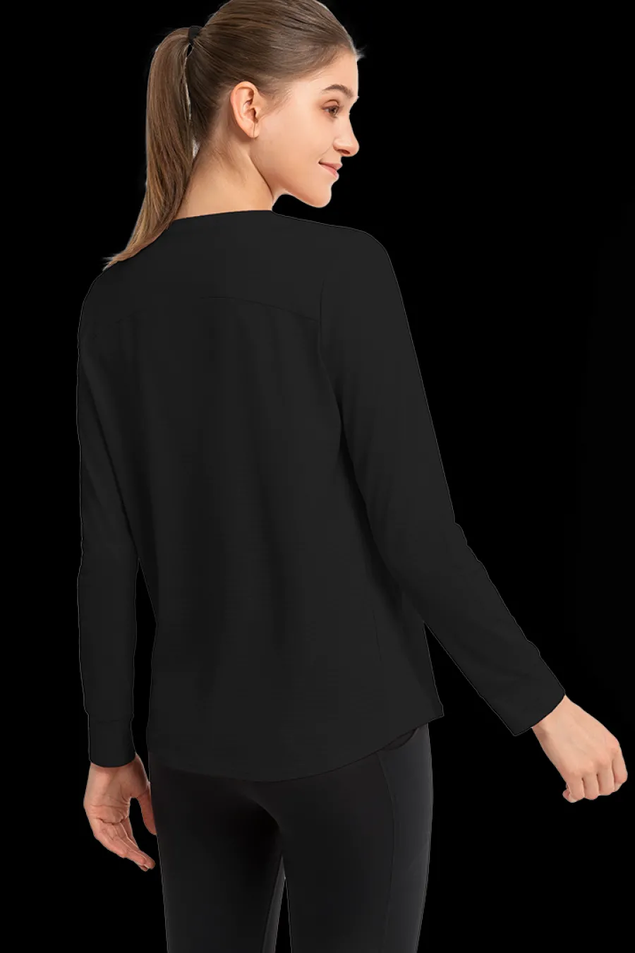 Yvette Longsleeve Angi Black Outlet
