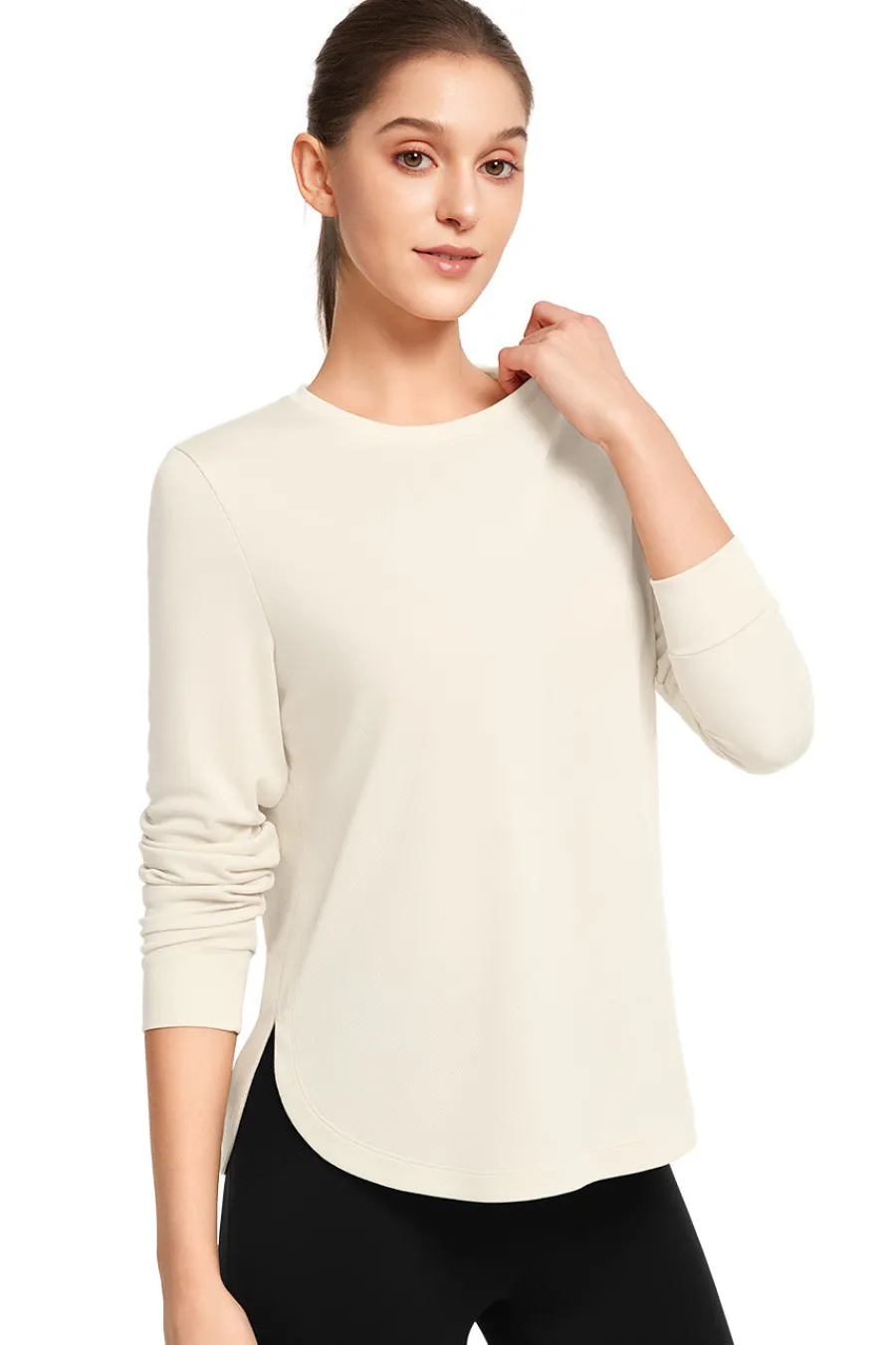 Yvette Longsleeve Ellen OffWhite Discount