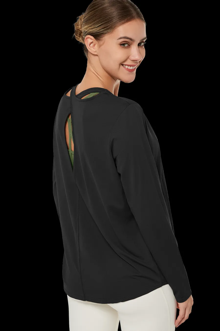 Yvette Longsleeve Merle Black New