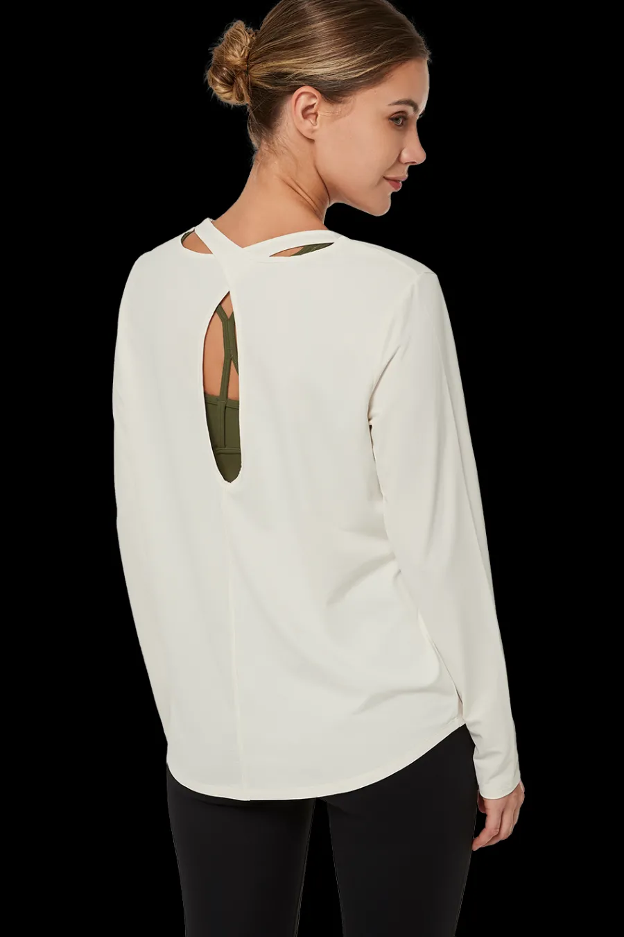 Yvette Longsleeve Merle OffWhite Fashion