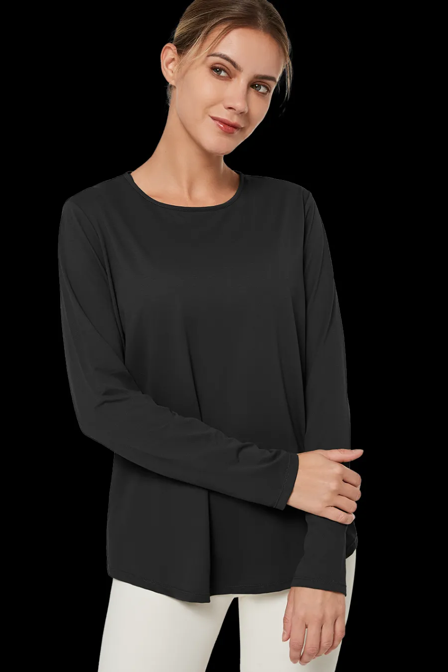 Yvette Longsleeve Merle Black New