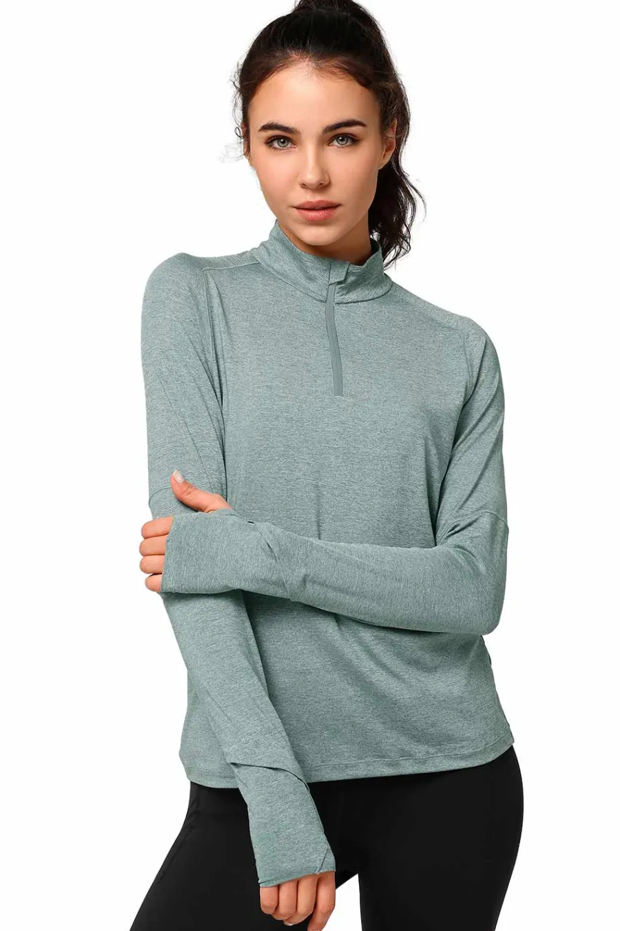Yvette Longsleeve Yama Green Fashion