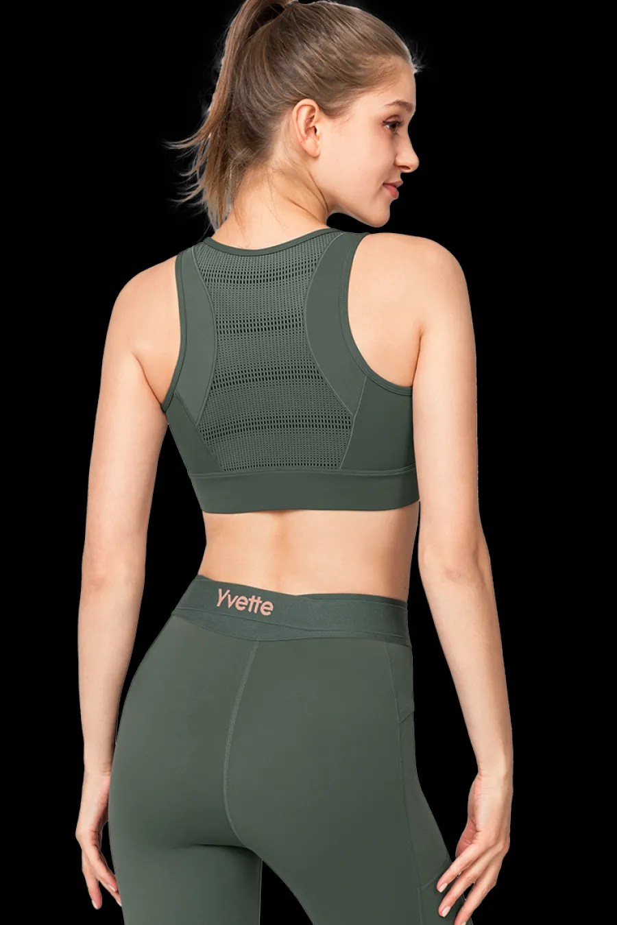 Yvette Sport-BH Lea Green Discount
