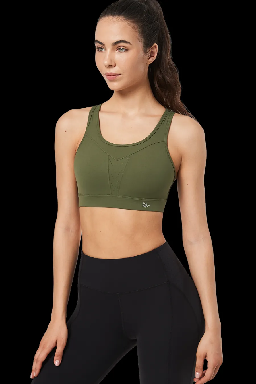 Yvette Sport-BH Liz DarkGreen Outlet