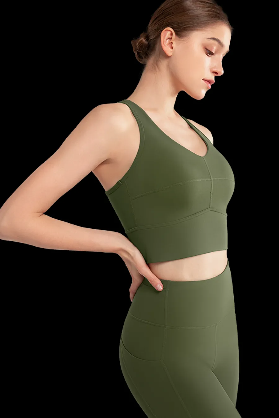 Yvette Sport-BH Sheila DarkGreen Outlet