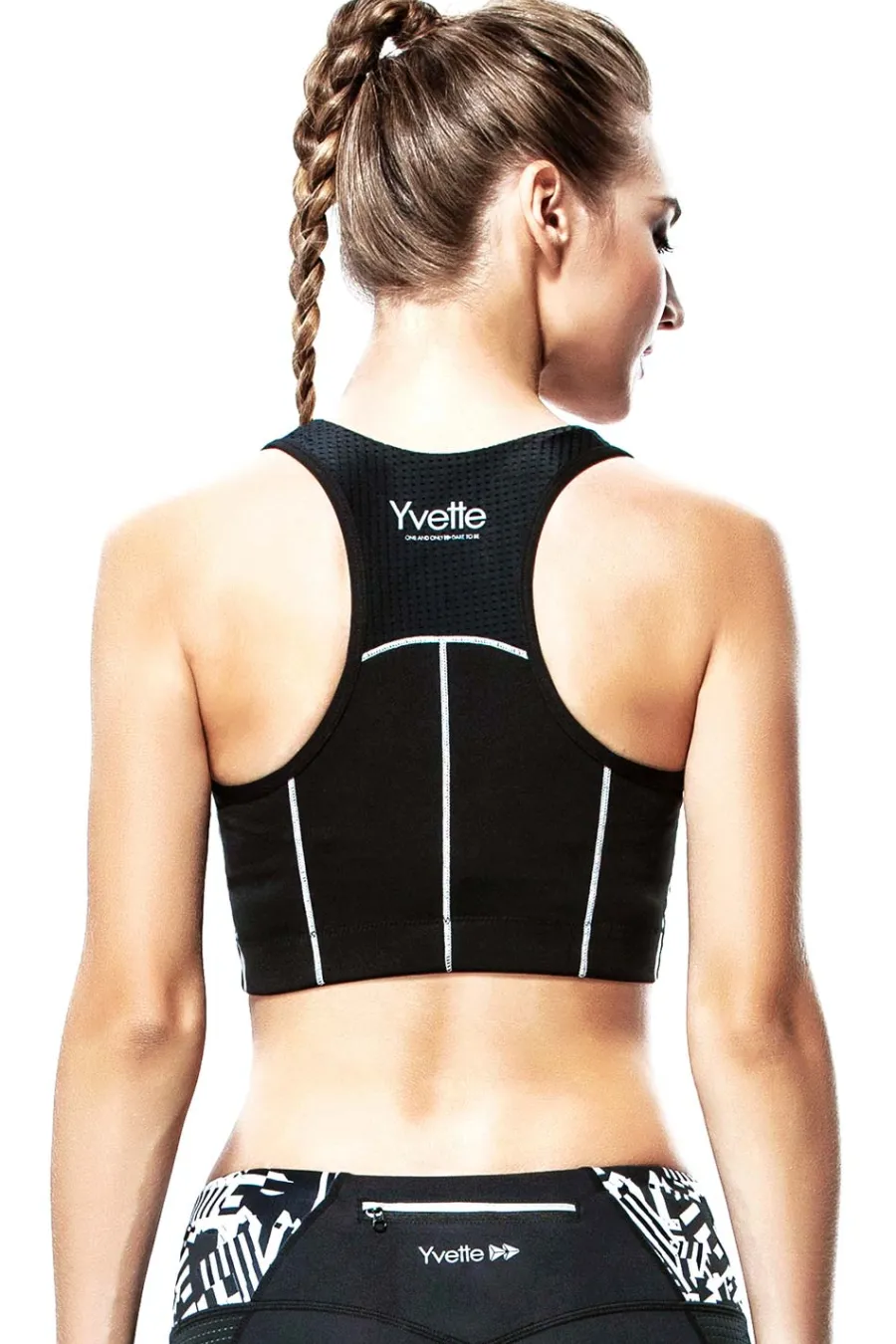 Yvette Sport-BH Slim Lines Black Outlet