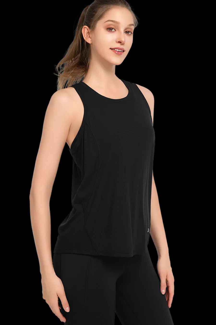 Yvette Tank Top Lina Black Fashion