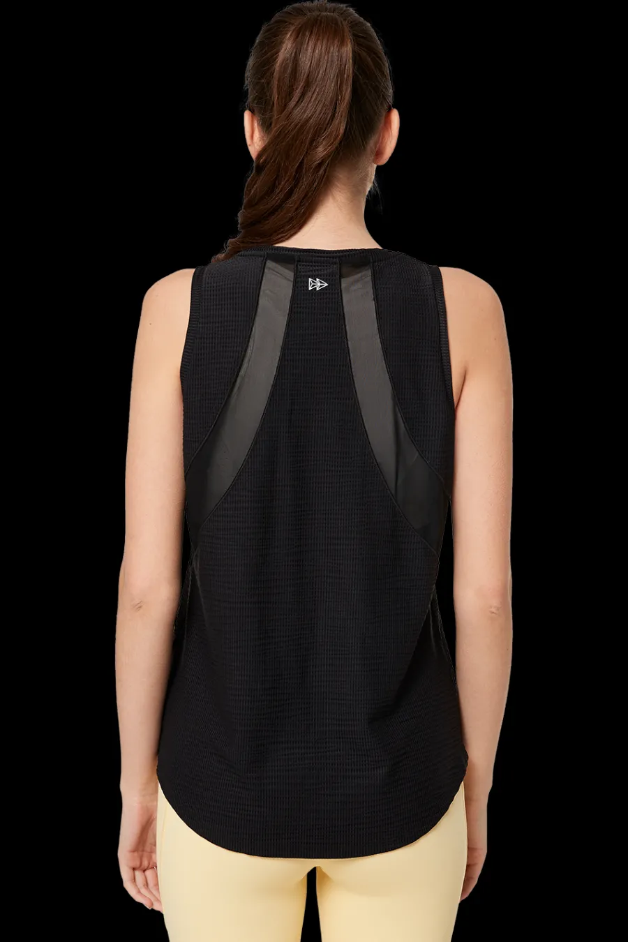 Yvette Tank Top Sun Black Fashion