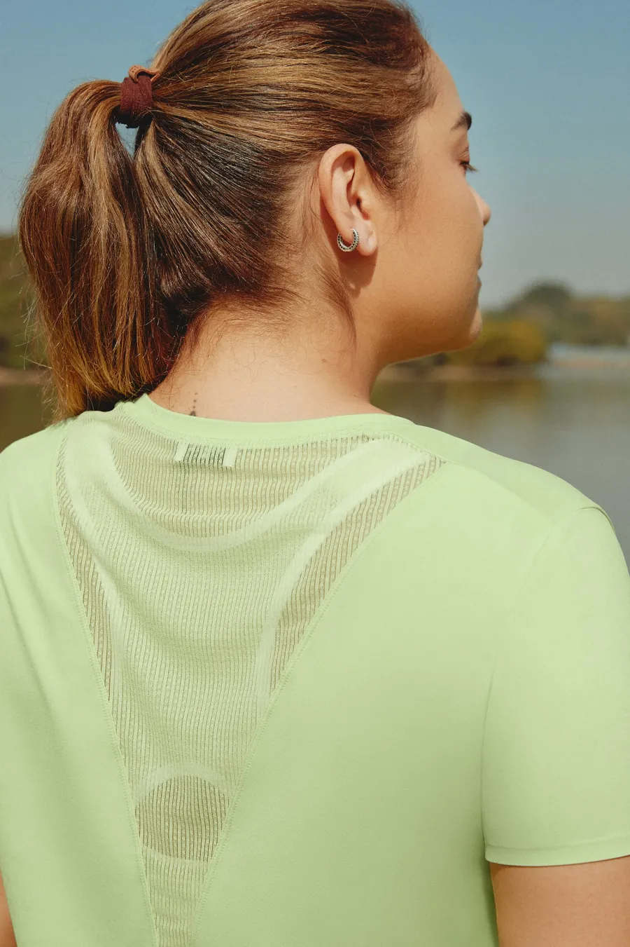 Yvette T-Shirt Donna LightGreen New
