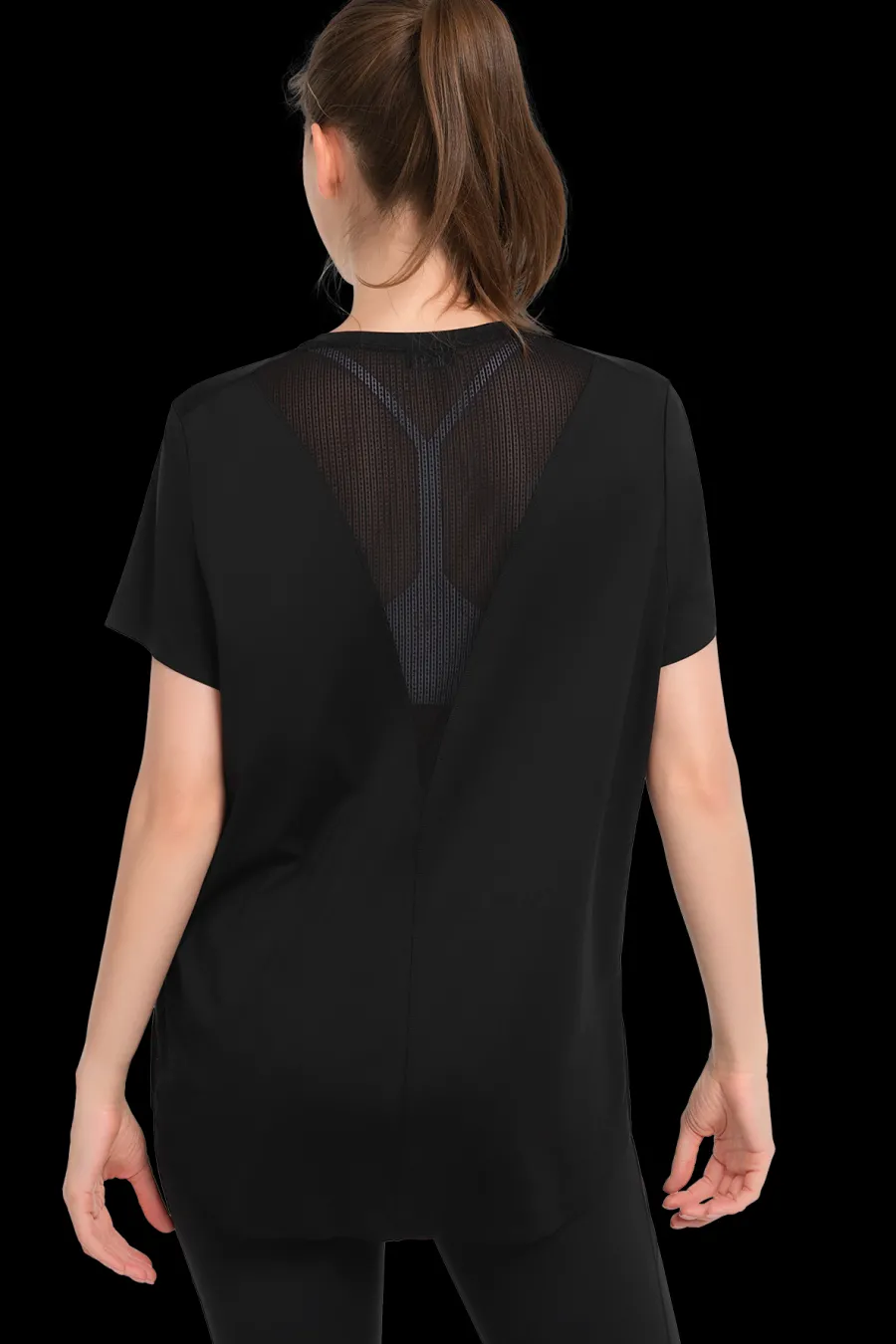 Yvette T-Shirt Donna Black Sale
