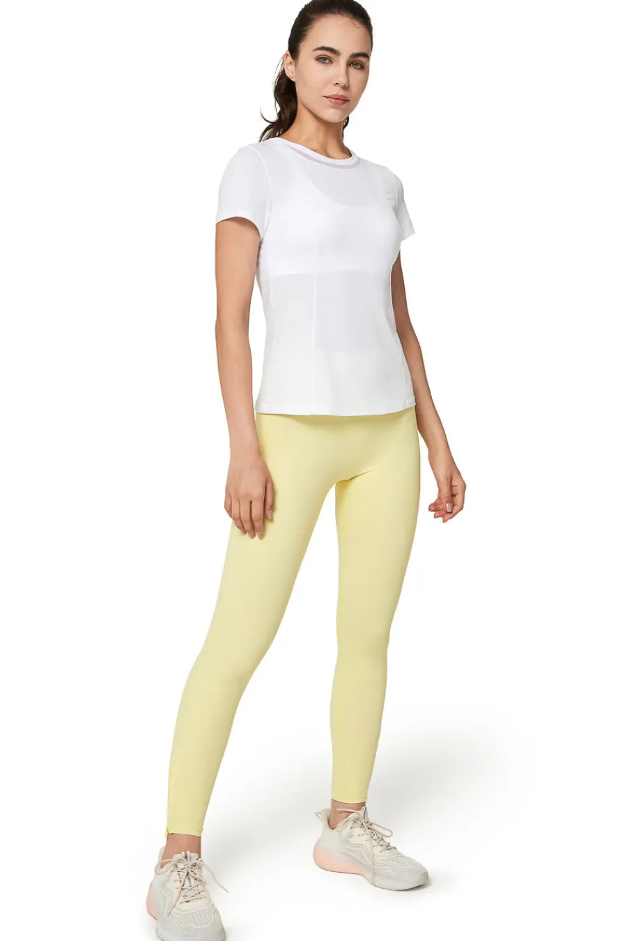Yvette T-Shirt Power White Fashion