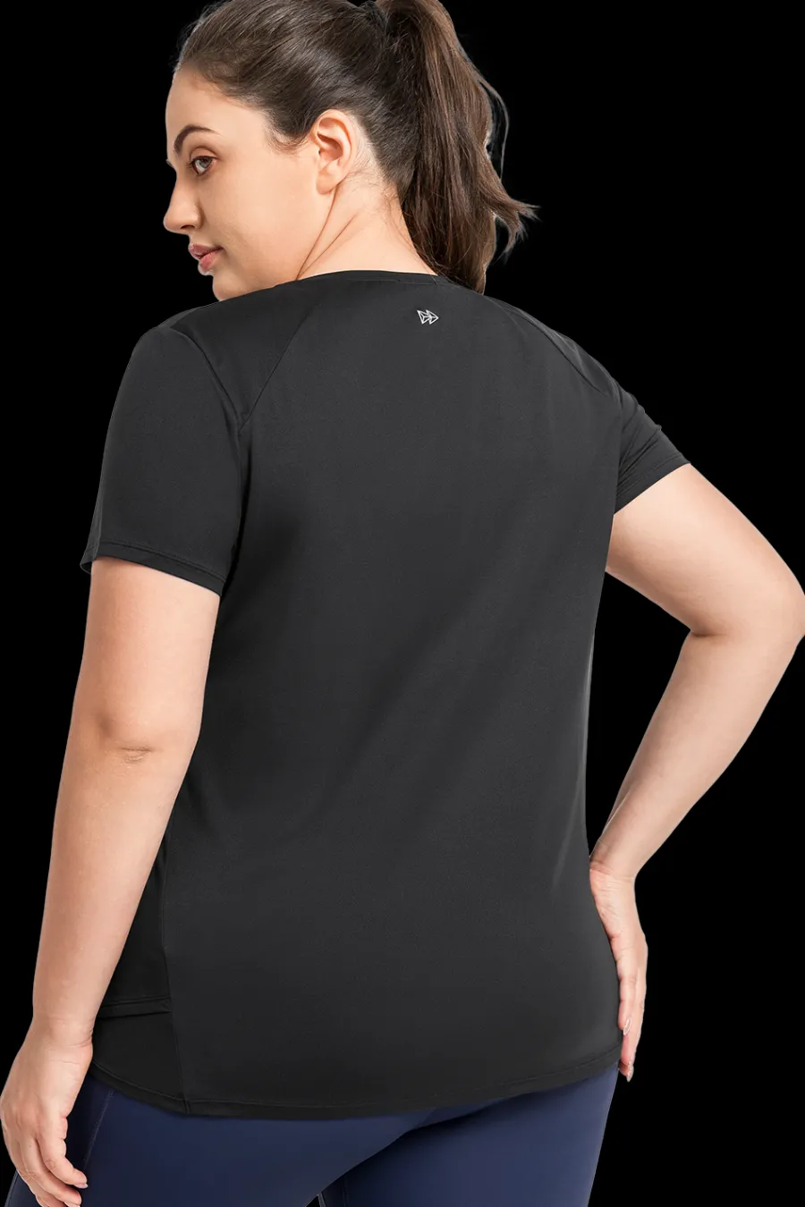 Yvette T-Shirt Saskia Black Clearance