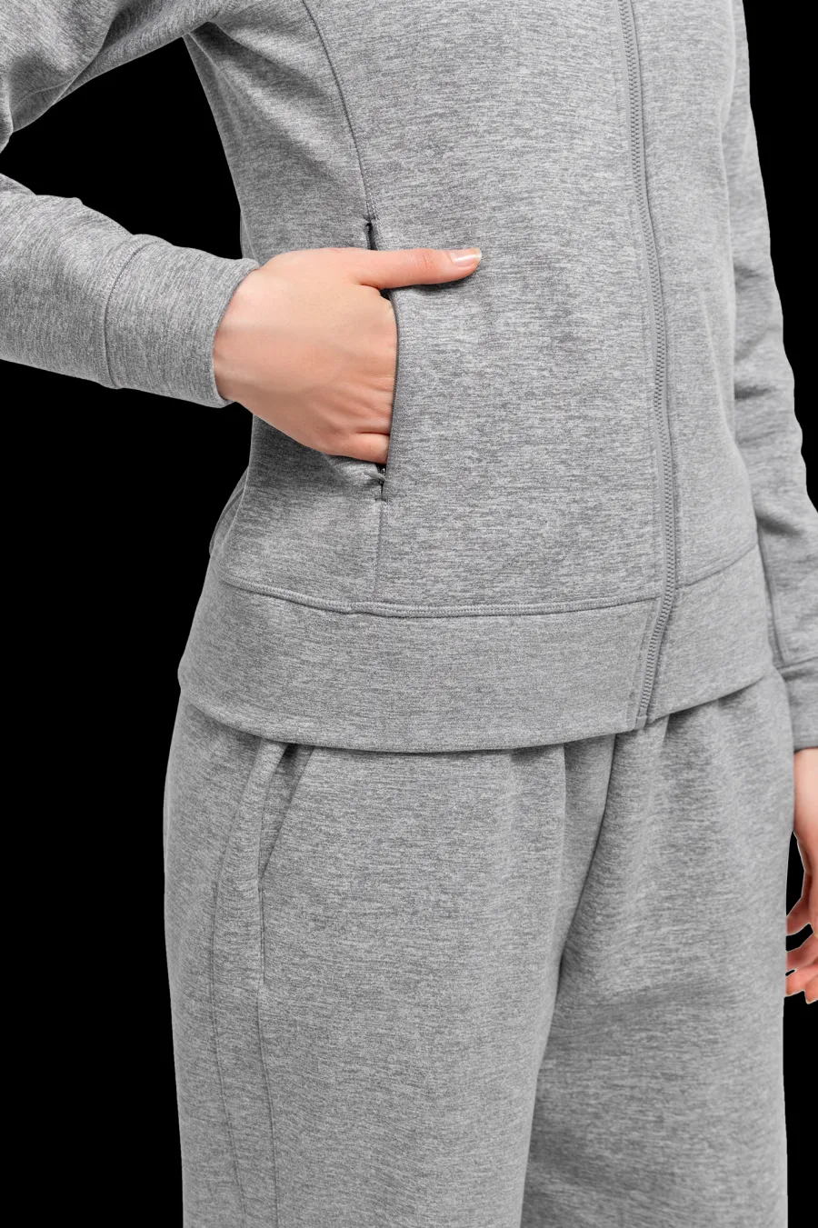 zip_hoodie_lina_5.webp Yvette Zip Hoodie Lina MelangeGray Hot