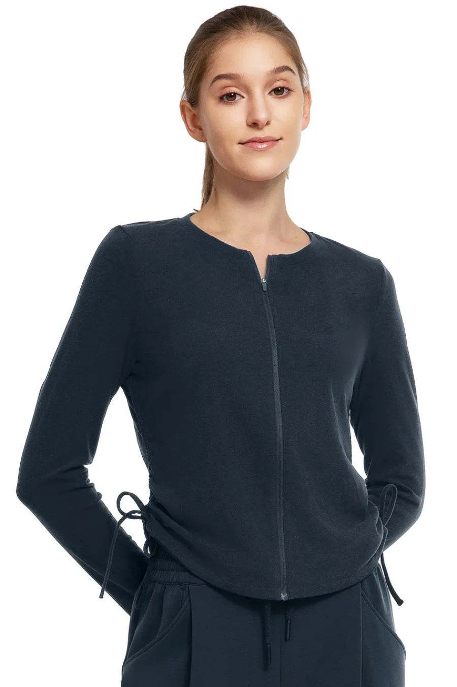 Yvette Zip Longsleeve Ebru Navy Hot