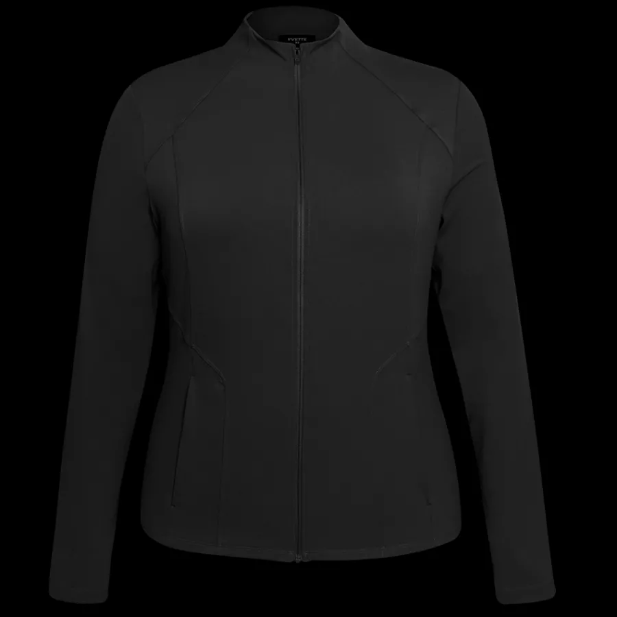 Yvette Zip Sweat Holly Black Online
