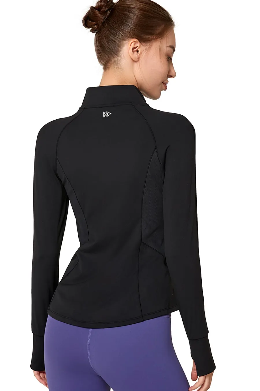 Yvette Zip Sweat Posie Black Schwarz Best