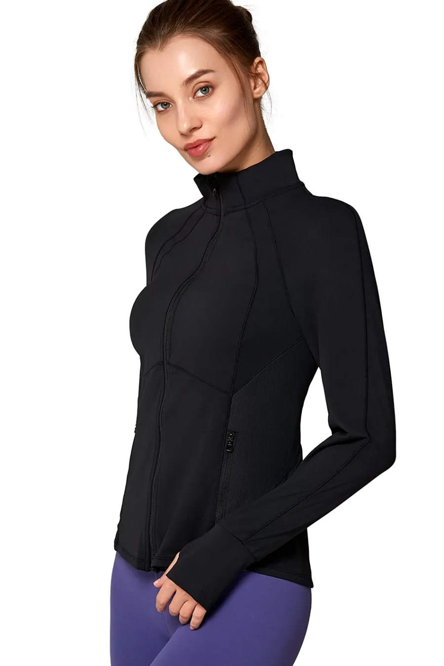 zip_sweat_posie_black_2.webp Yvette Zip Sweat Posie Black Schwarz Best
