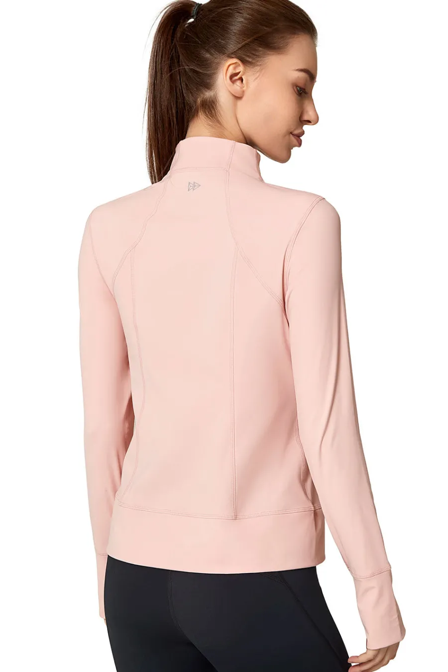 Yvette Zip Sweat Romy Pink Hot